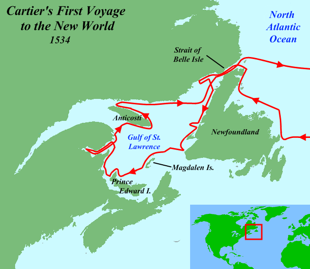 Jacques Cartier's Voyage to North America