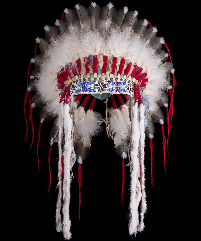 Feather headdress of Indian Chief