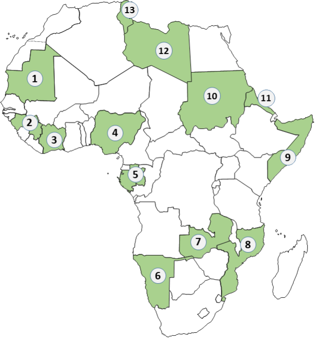 Countries of Africa