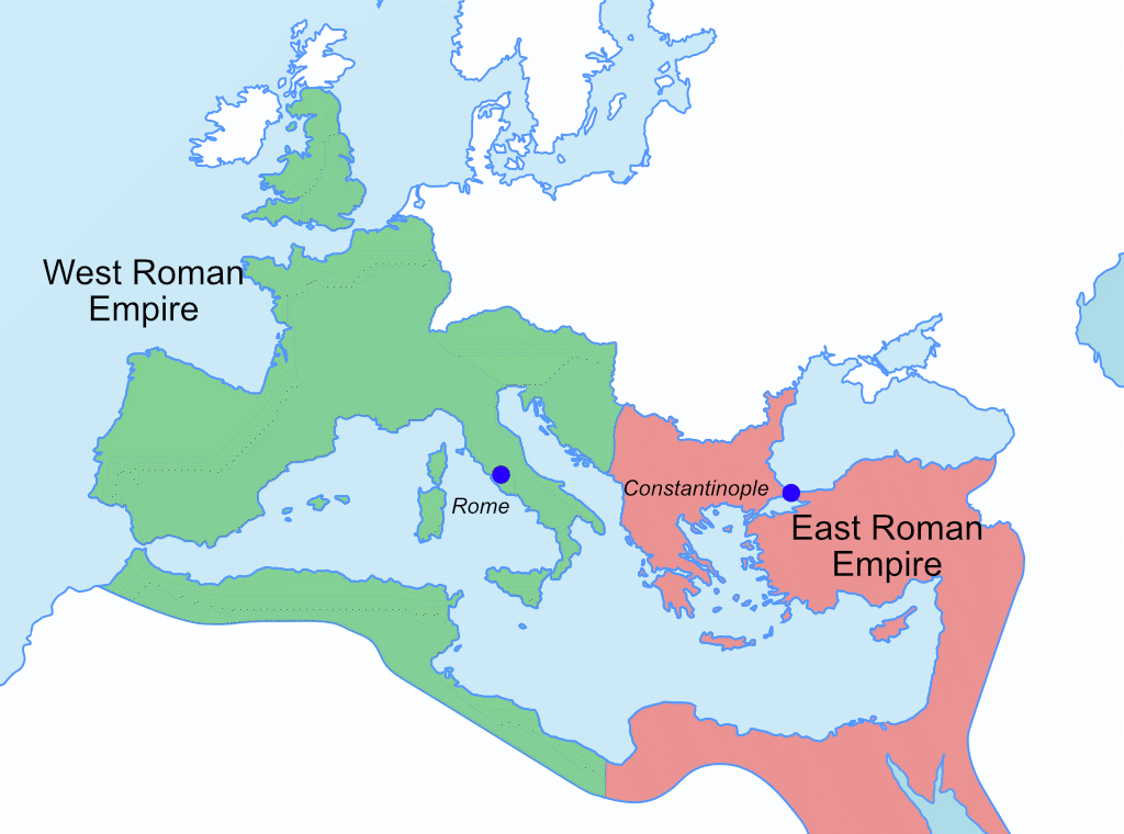 West and East Roman Empire