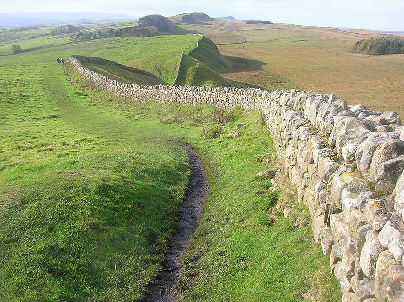 section of Hadrian's wall