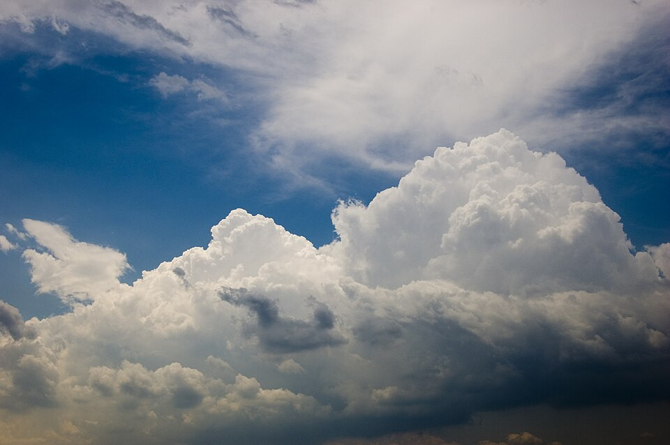 cloud formations in the atmosphere