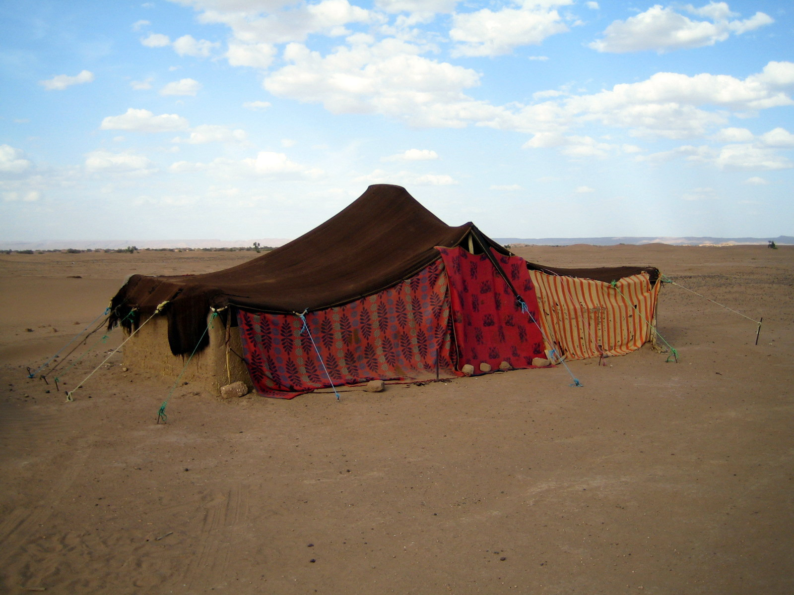 tent in the desert