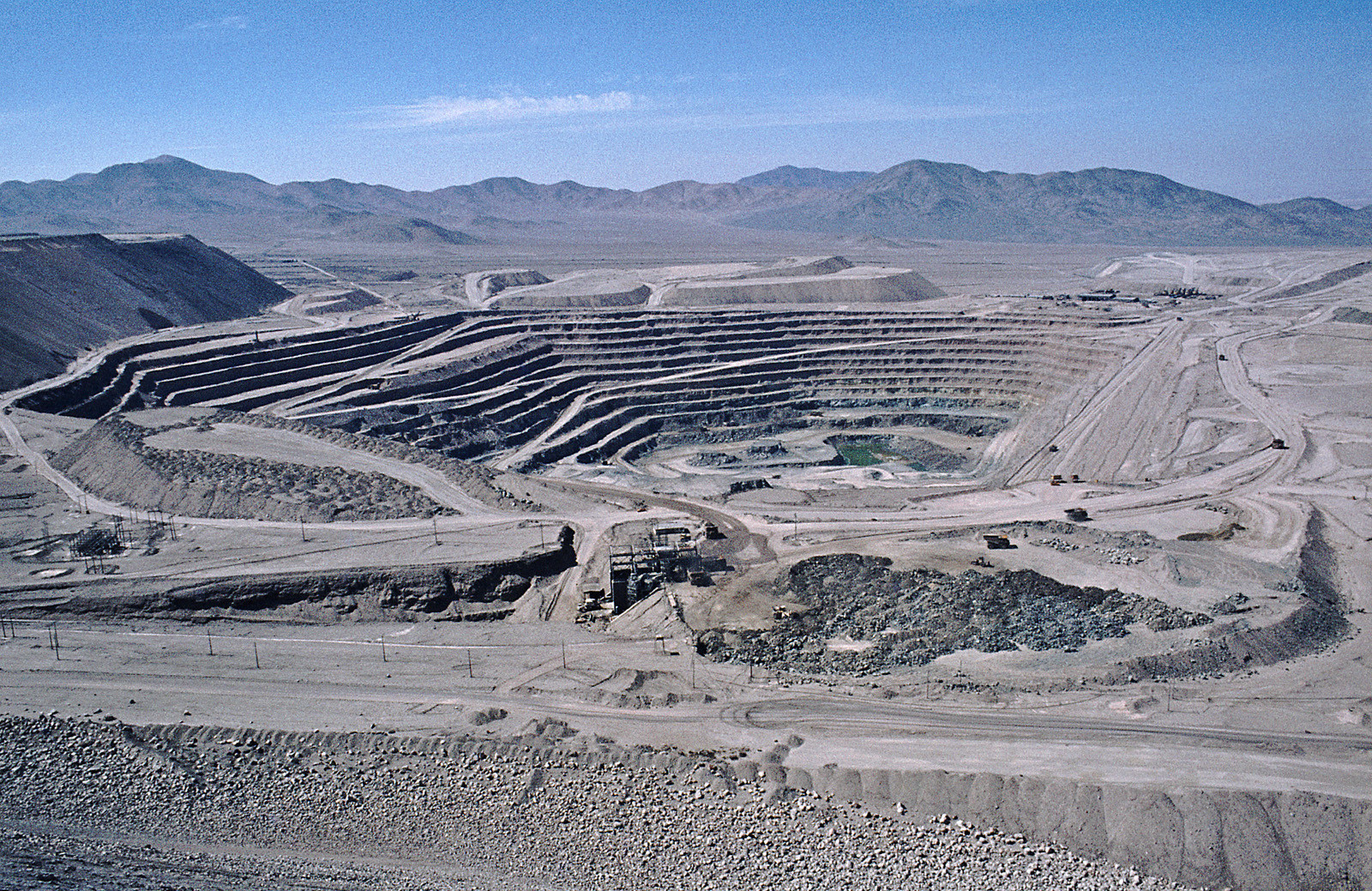 Copper mine in the Atacama Desert