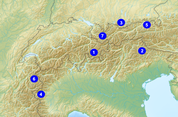 resorts of the Alps