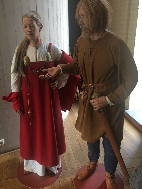 reconstruction of Vikings costume in Stavanger