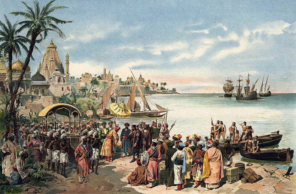 vasco da Gama arrives in India